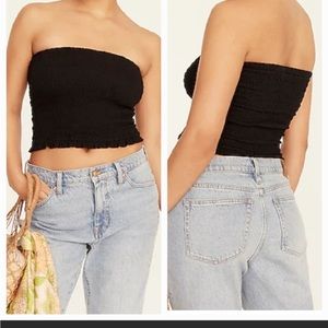 NWOT J.Crew black tube top Size Medium